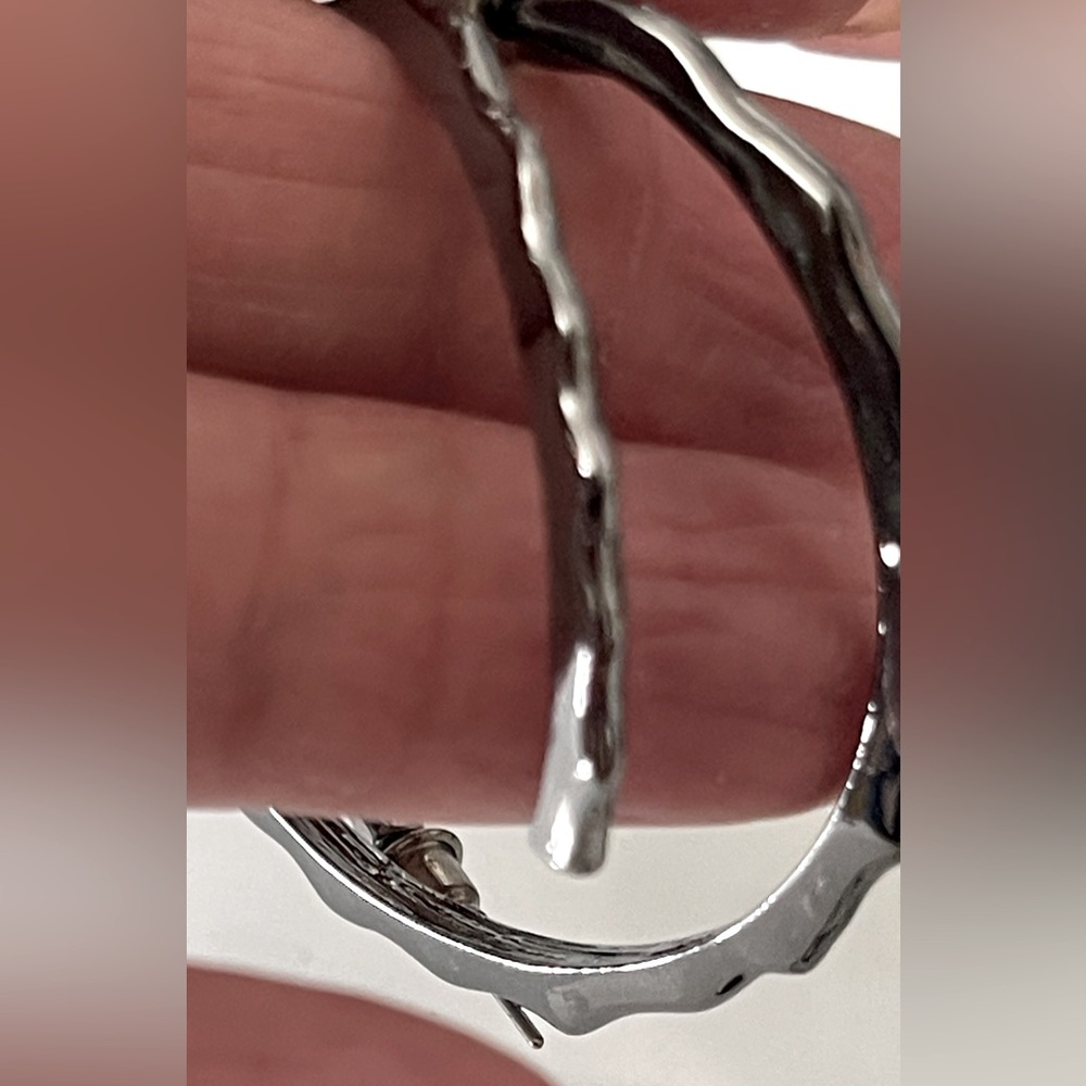 Black Hoop Designer Earrings